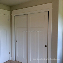 Craftsman bypass sliding wardrobe and closet barn door